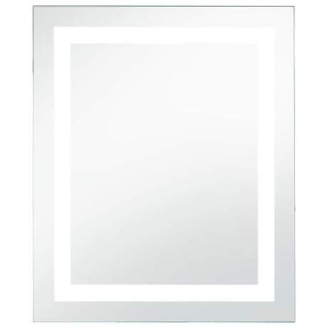 Miroir de salle de bain Vidaxl LED avec capteur tactile 60x80 cm