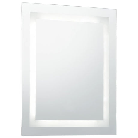 Miroir de salle de bain Vidaxl LED avec capteur tactile 60x80 cm
