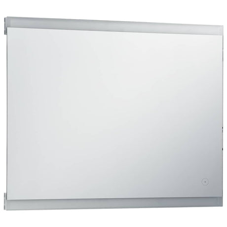 Miroir de salle de bain Vidaxl LED avec capteur tactile 80x60 cm