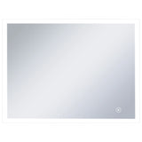 Miroir de salle de bain Vidaxl LED avec capteur tactile 80x60 cm