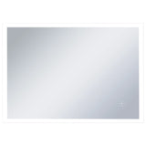 Miroir de salle de bain Vidaxl LED avec capteur tactile 100x60 cm