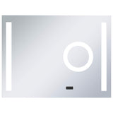 Miroir de salle de bain Vidaxl LED avec capteur tactile 80x60 cm