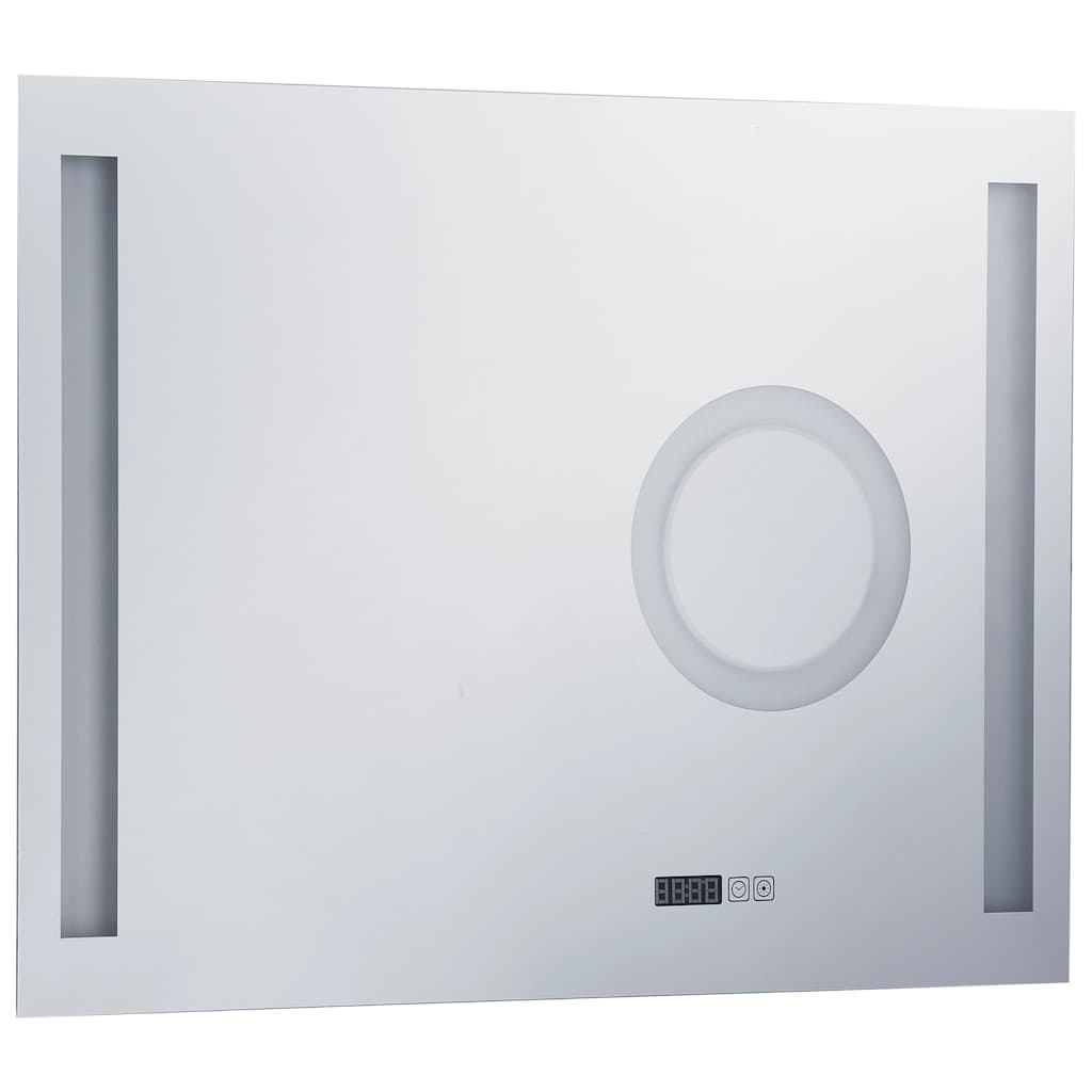 Miroir de salle de bain Vidaxl LED avec capteur tactile 80x60 cm