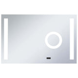 Miroir de salle de bain Vidaxl LED avec capteur tactile 100x60 cm