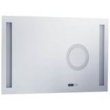 Miroir de salle de bain Vidaxl LED avec capteur tactile 100x60 cm
