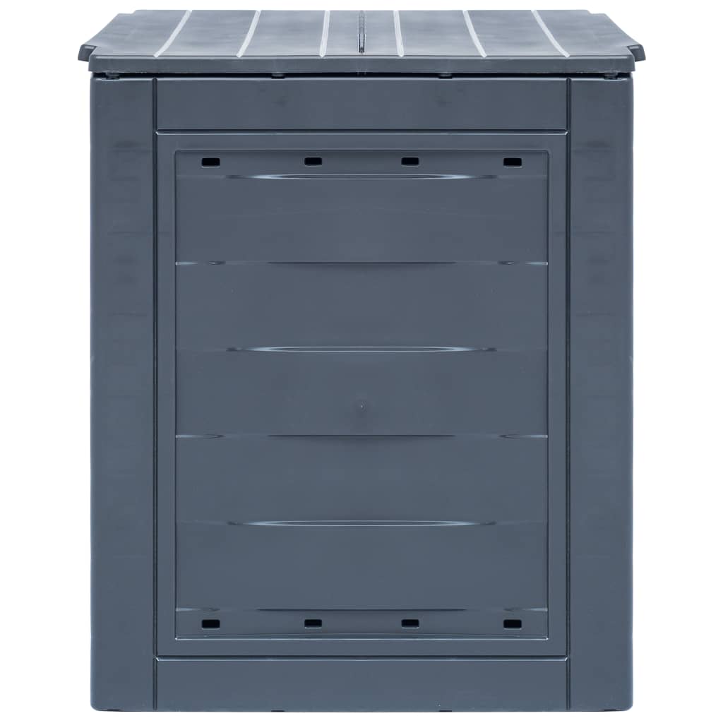 Vidaxl Compost Bin 260 L 60x60x73cm grigio