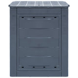 Vidaxl Compost Bin 260 L 60x60x73cm grigio