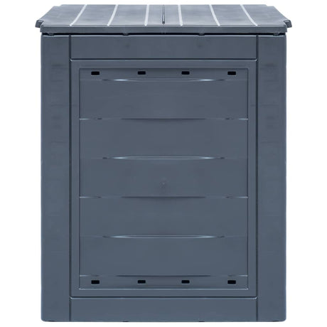 VIDAXL COMPOST BIN 260 L 60X60X73CM GREY