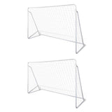 VIDAXL FOOTBOSS BUTS 2 PCS 240x90x150 cm en acier