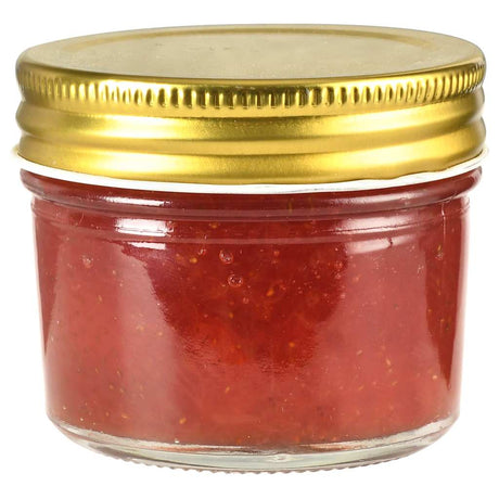 Vidaxl Jams Jars avec couvercles colorants en or 24 st 110 ml de verre
