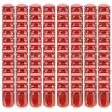 Vidaxl Jams Jars avec couvercles rouges 96 st 230 ml de verre