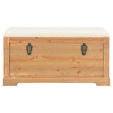 Vidaxl opslagkist met kussen 80x40x40 cm mdf