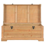 Vidaxl opslagkist met kussen 80x40x40 cm mdf