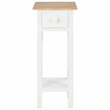 Vidaxl bijzettafel 27x27x65,5 cm hout wit