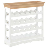 Vidaxl wijnkast 70x22,5x70,5 cm mdf wit