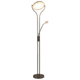 Lampe vidaxl debout 18 W Dimmable 180 cm Colore en argent