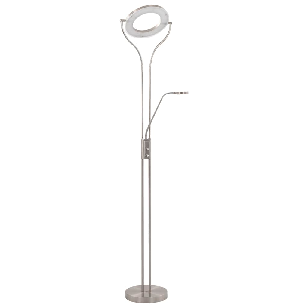 Lampe vidaxl debout 18 W Dimmable 180 cm Colore en argent
