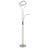 Vidaxl lamp staand 18 w dimbaar 180 cm zilverkleurig