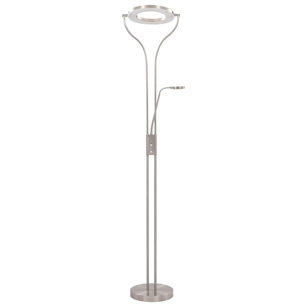 Lampe vidaxl debout 18 W Dimmable 180 cm Colore en argent