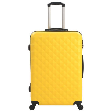 Vidaxl en 3 parties à bagages durs Set Abs Geel