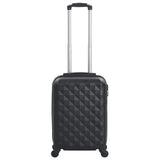 Vidaxl Hard Suitcase ABS Black