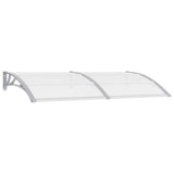 Vidaxl Door Canopy 200x75 cm PC Gray y transparente