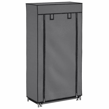 Armoire à chaussures Vidaxl avec couvercle 58x28x106 cm Gray