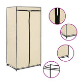 Vidaxl kledingkasten 2 st 75x50x160 cm crème