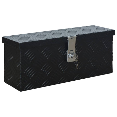 Vidaxl Aluminium Box 485x140x200 mm noir