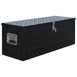 Vidaxl Aluminium Box 1085x370x400 mm noir