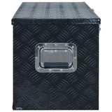 Vidaxl Aluminium Box 1085x370x400 mm noir