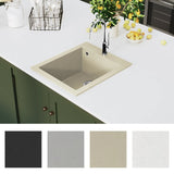 Vidaxl sink Single Schossel vu Granit Beige