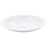 Vidaxl Washbasin 59.3x35.1x10.7 cm en marbre minéral moulé moulé blanc