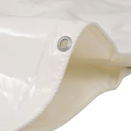 Dispositif Vidaxl 650 g m² 1,5x10 m blanc