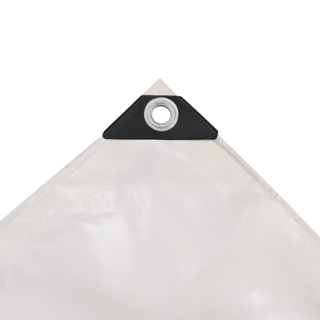 Dispositif Vidaxl 650 g m² 1,5x10 m blanc