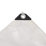 Dispositif Vidaxl 650 g m² 1,5x10 m blanc