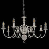 Vidaxl Chandelier 8XE14 Couleurs en argent