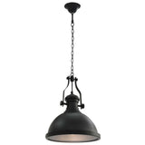 Lampe de plafond vidaxl autour de E27 noir