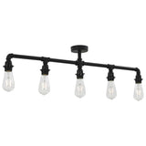 Lampe de plafond vidaxl 5xe27 noir