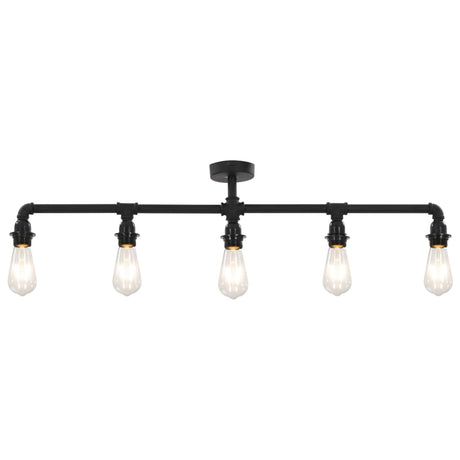 Lampe de plafond vidaxl 5xe27 noir