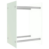 Vidaxl pejs 40x35x60 cm glas hvid