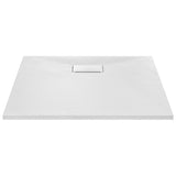 Bac de douche vidaxl 80x80 cm smc blanc