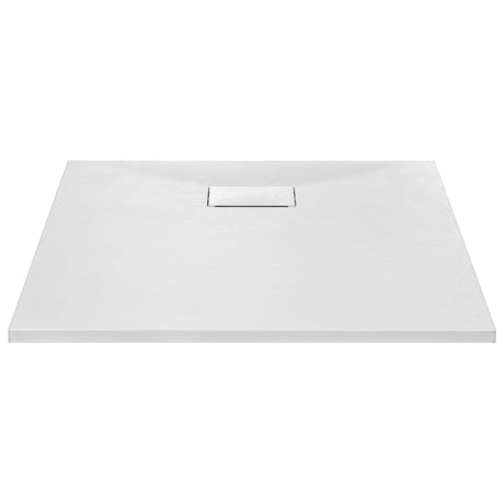 Bac de douche vidaxl 80x80 cm smc blanc
