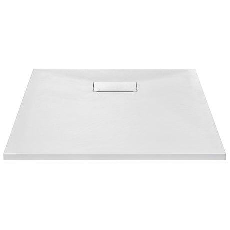 Bac de douche vidaxl 90x70 cm smc blanc