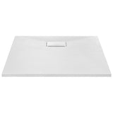 Bac de douche vidaxl 90x90 cm smc blanc