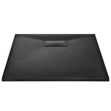 Bac de douche vidaxl 90x70 cm smc noir