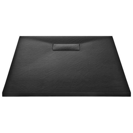Bac de douche vidaxl 100x70 cm smc noir