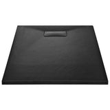 Bac de douche vidaxl 100x80 cm smc noir