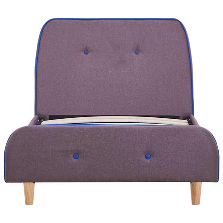Vidaxl bedframe stof taupe 90x200 cm