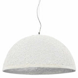 Vidaxl Hanging Lampe E27 Ø50 cm blanc et argent